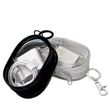 Túi Đựng Phụ Kiện Điện Tử Đa Năng Trong Suốt Hộp Sạc Cáp Tai Nghe Mini 39k GGStore
