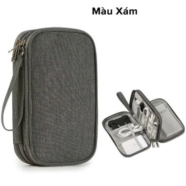 Túi Đựng Phụ Kiện Sạc Dự Phòng, Cáp Sạc, Điện Thoại, Tai Nghe Chống Thấm Nước 5 Túi Đựng Phụ Kiện Sạc Dự Phòng, Cáp Sạc, Điện Thoại, Tai Nghe Chống Thấm Nước 5