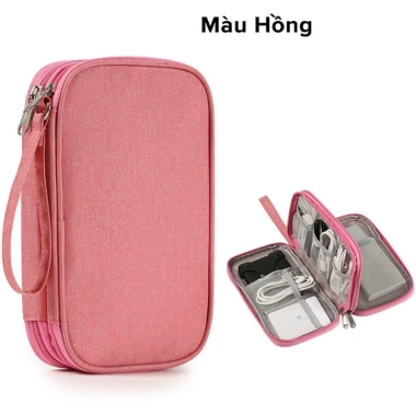 Túi Đựng Phụ Kiện Sạc Dự Phòng, Cáp Sạc, Điện Thoại, Tai Nghe Chống Thấm Nước