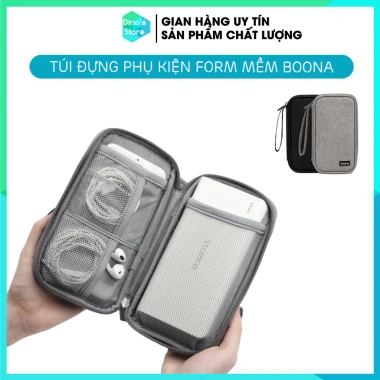 Túi đựng phụ kiện sạc dự phòng dài Boona BN-E003/BN-E001 - Hộp bảo vệ ổ cứng di động, giá 109.000₫
