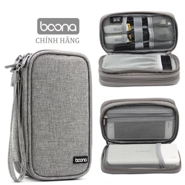 Túi đựng phụ kiện sạc dự phòng dài Boona BN-E003/BN-E001 - Hộp bảo vệ ổ cứng di động, giá 109.000₫