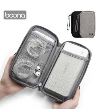Túi đựng phụ kiện sạc dự phòng dài Boona BN-E003/BN-E001 - Hộp bảo vệ ổ cứng di động, giá 109.000₫