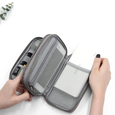 Túi đựng phụ kiện sạc dự phòng dài Boona BN-E003/BN-E001 - Hộp bảo vệ ổ cứng di động, giá 109.000₫