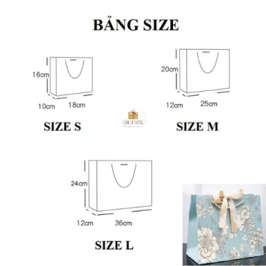 Túi Đựng Quà Sang Trọng Ý Nghĩa - Dành Cho Sinh Nhật, Giáng Sinh, 14/2, 8/3, 20/10 - Giá 9.800đ Tiệm Cá Trứng