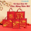 Túi Đựng Quà Tết Chúc Mừng Năm Mới - Vải Không Dệt Giá Xưởng, Thùng Bia, 100k