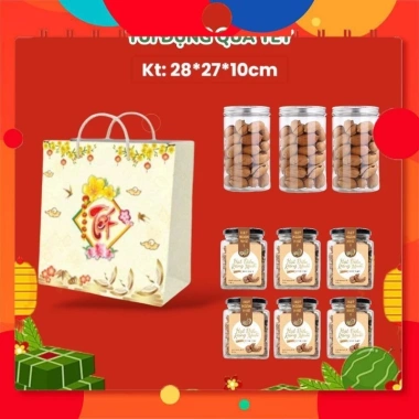 Túi đựng quà TẾT đa năng 2.025 - Túi quà tặng doanh nghiệp, chất liệu bền, in logo, giảm giá 18% chỉ 13.500₫