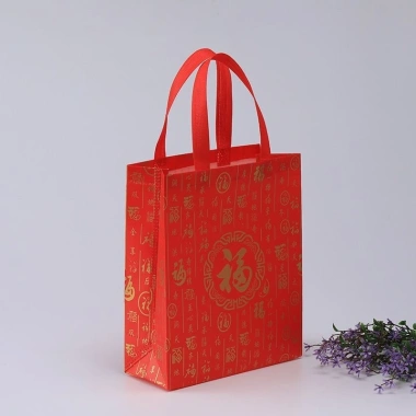 Túi đựng quà Tết vải không dệt lốc 5 cái - 50.000đ, chất bền, thiết kế sang trọng