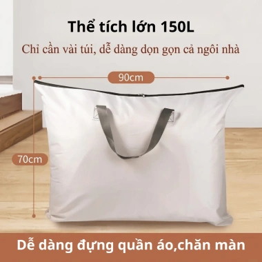 Túi đựng quần áo 2 lớp cỡ lớn chăn mền chống ẩm mốc cao cấp Giá 80.000₫ shop L8C