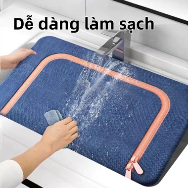 Túi Đựng Quần Áo Khung Thép 110L Đa Năng, Hộp Vải Cotton Cao Cấp, Tiện Lợi