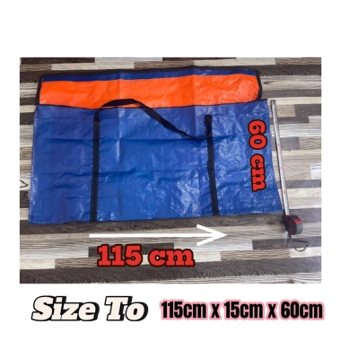 Túi đựng quầy xe lắp ráp gấp gọn Take Away vải bạt xanh chống thấm, khoá kéo, quai xách giá 32.000₫ 10