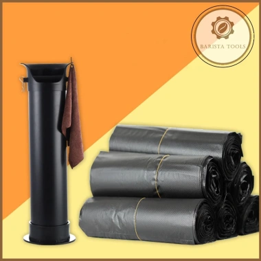 Túi đựng rác bã cà phê thùng đập bã trụ cao 34.5x90cm Knock Bucker, chịu lực, giá ưu đãi 70,349₫