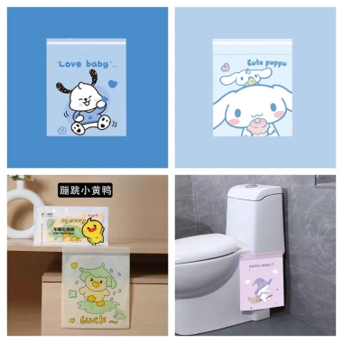 Túi đựng rác dán treo ô tô xe hơi 20x31cm - 120pcs siêu bền, giá chỉ 110.000đ