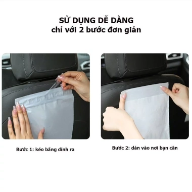 Túi đựng rác dán xe ô tô siêu dính, chống rò rỉ nước, tiện lợi sạch sẽ 9.000₫