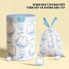 Túi đựng rác dây rút 32 túi cực dày dai, khóa kéo chống rò rỉ, giá ưu đãi 28.000đ 10
