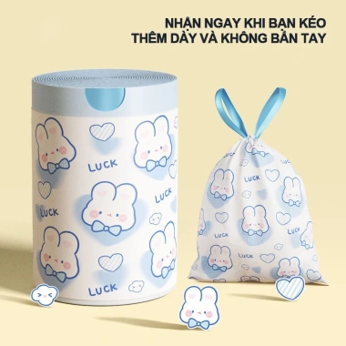 Túi đựng rác dây rút 32 túi cực dày dai, khóa kéo chống rò rỉ, giá ưu đãi 28.000đ 10 Túi đựng rác dây rút 32 túi cực dày dai, khóa kéo chống rò rỉ, giá ưu đãi 28.000đ 10