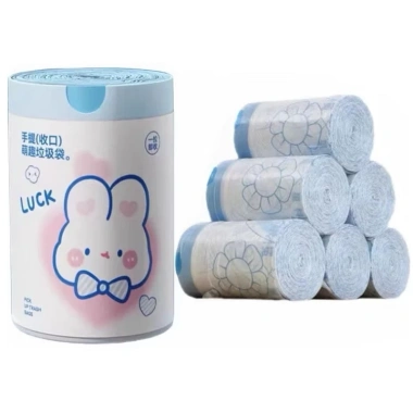 Túi đựng rác dây rút LUCK cuộn 100 & 50 túi – Giá 20.000đ, siêu bền, tiện lợi