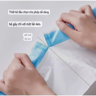 Túi đựng rác dây rút tiện lợi, gập gọn, giá 18.000đ - giảm giá nhanh