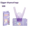 Túi Đựng Rác Di Động Tạ Nappy 100/200 Chiếc, Thơm, Vệ Sinh, Nữ Tính, Giá Ưu Đãi 9
