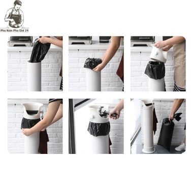Túi Đựng Rác Hộp Đập Bã Tròn Cao - Thiết kế bền, chống rò rỉ, giá ưu đãi 100.000đ