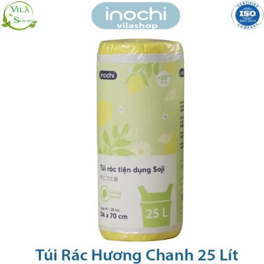 Túi đựng rác hương chanh và lavender tự huỷ, có quai 10L-50L - giá 27.300₫ 3