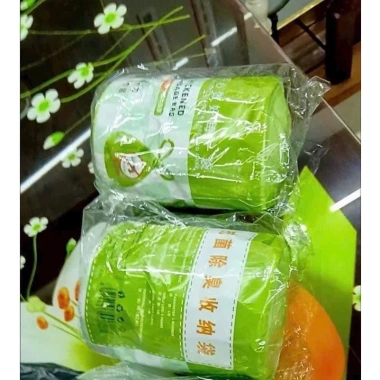 Túi đựng rác hương ngải cứu 50 túi - siêu dai, dây rút, xua đuổi ruồi muỗi 2