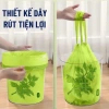 Túi đựng rác hương ngải cứu 50 túi - siêu dai, dây rút, xua đuổi ruồi muỗi 7