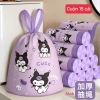Túi đựng rác Kuromi đáng yêu - Sét 3 cuộn tự phân hủy, bảo vệ môi trường, 25.000₫
