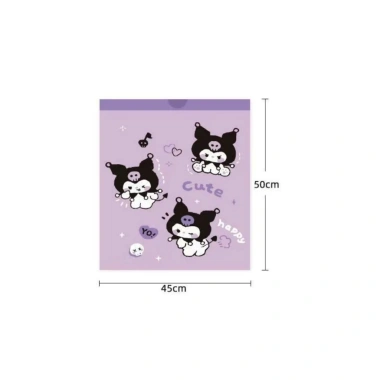 Túi đựng rác Kuromi đáng yêu - Sét 3 cuộn tự phân hủy, bảo vệ môi trường, 25.000₫