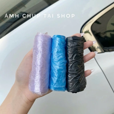 Túi đựng rác mini đa năng 1 cuộn 15 túi sinh học - phù hợp cho xe hơi, văn phòng - giá chỉ 30.000₫