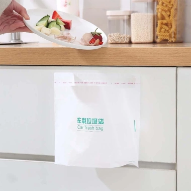 Túi đựng rác ô tô tự đứng dùng một lần tự dính đồ nội thất giá 53.000₫ 4