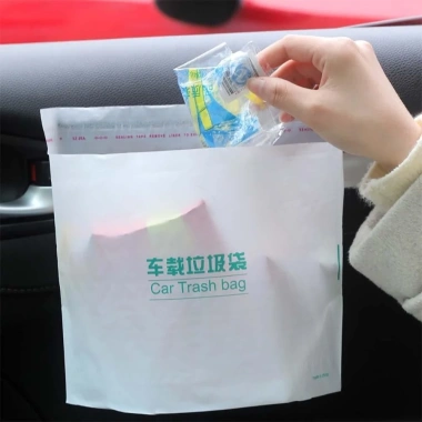 Túi đựng rác ô tô tự đứng dùng một lần tự dính đồ nội thất giá 53.000₫ 8