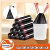 Túi đựng rác quai rút 45x50 cm siêu dai tự phân hủy 75 túi/cuộn Đen giảm giá 38.000₫