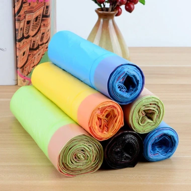 Túi đựng rác sinh học dây rút tự phân hủy – 1 cuộn 15 túi, giá chỉ 12.000₫