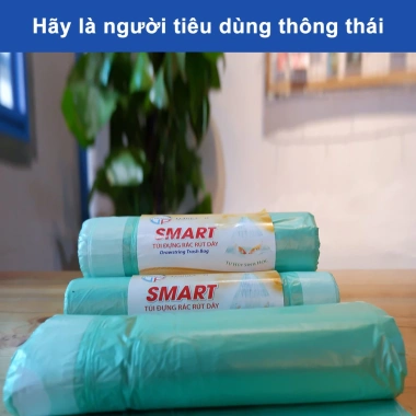 Túi đựng rác Smart 60L Vipaco - Siêu bền, kích thước 64x71cm, chỉ 56.000₫ 7