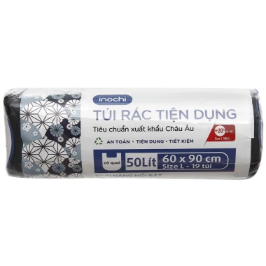 Túi đựng rác Soji Inochi đa size Hàng xuất Nhật sinh học tự phân hủy Giá 16.000₫