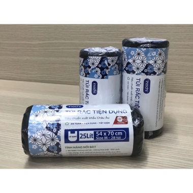 Túi đựng rác Soji Inochi đa size Hàng xuất Nhật sinh học tự phân hủy Giá 16.000₫