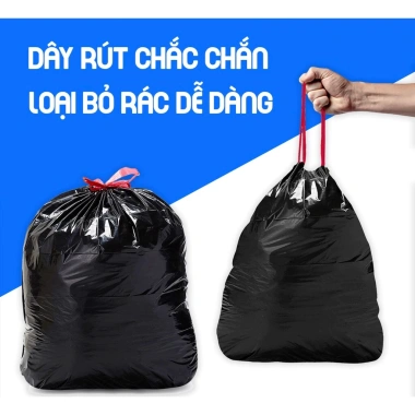 Túi Đựng Rác Tiện Lợi Tự Phân Hủy Dây Rút Chính Hãng Vipaco - 27.000₫