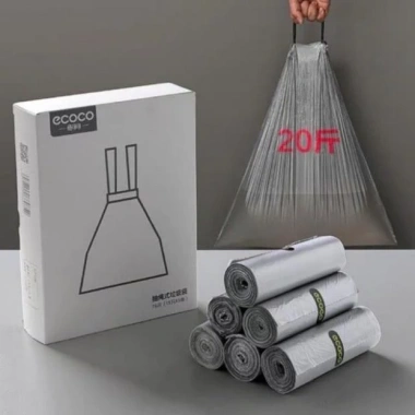 Túi đựng rác tự cắt ECOCO 1.918 - Quai cầm siêu dai, giá 37.500₫, bền, tiện lợi 4