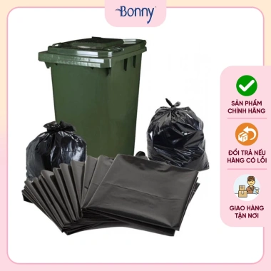 Túi đựng rác tự hủy sinh học 1kg, quai xách bền, bọc đa năng, chỉ 15.900₫