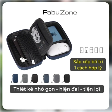 Túi Đựng Sạc Cáp Form Cứng – Đựng Sạc Dự Phòng, Chuột USB, Hộp Phụ Kiện Laptop 8 Túi Đựng Sạc Cáp Form Cứng – Đựng Sạc Dự Phòng, Chuột USB, Hộp Phụ Kiện Laptop 8