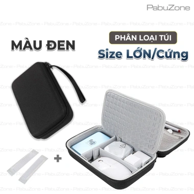 Túi Đựng Sạc Cáp Tavet Form Cứng Đa Năng - Đựng Sạc Dự Phòng, Chuột, USB, Laptop