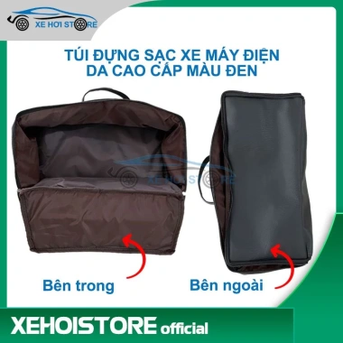 Túi đựng sạc xe máy điện da 5D cho Vinfast Feliz S, Vento S, Theon S, Klara S, Evo200 - Giá 99.999₫ 2