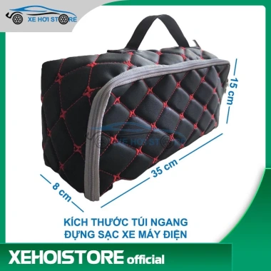 Túi đựng sạc xe máy điện da 5D cho Vinfast Feliz S, Vento S, Theon S, Klara S, Evo200 - Giá 99.999₫ 10