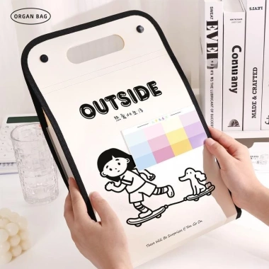 Túi Đựng Tài Liệu A4 13 Ngăn Nhựa Dẻo - Cặp Hồ Sơ Giá 46.200đ 6
