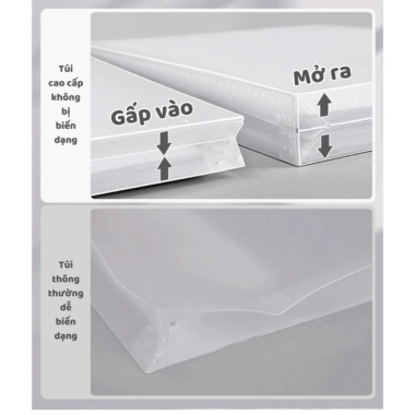 Túi Đựng Tài Liệu A4-A3-A2 240 Tờ Chống Thấm Nước Có Quai Cầm KTL02 - Giá 65.000 4