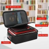 Túi đựng tài liệu chống cháy HEFEI có khóa kéo, hộp sắp xếp tệp nhiều lớp chống nước, dung lượng lớn di động, bảo vệ hồ sơ và hộ chiếu 5
