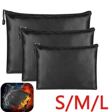 Túi đựng tài liệu chống cháy MIQUELCQ 4 kích cỡ, chịu nhiệt cao, dây kéo vuông đa năng, bảo vệ hồ sơ - chỉ 107.568₫ 6