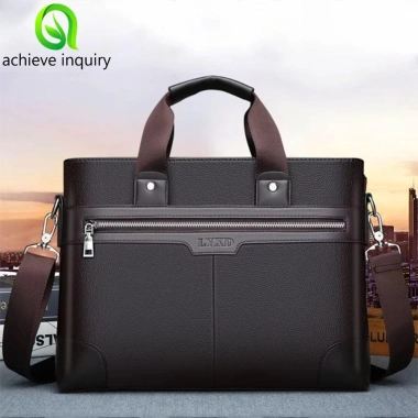 Túi Đựng Tài Liệu Da PU Khóa Kéo Đa Năng - Dung Lượng Lớn Cho Laptop, Giảm 133.920 VND