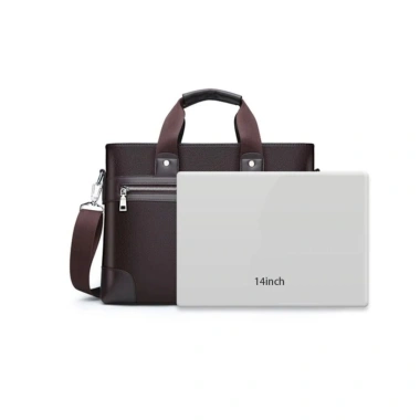 Túi Đựng Tài Liệu Da PU Khóa Kéo Đa Năng - Dung Lượng Lớn Cho Laptop, Giảm 133.920 VND