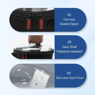 Túi đựng tai nghe AWNGD VR - Hộp EVA chống sốc, dung lượng lớn cho Meta Quest 3S, 274k 5